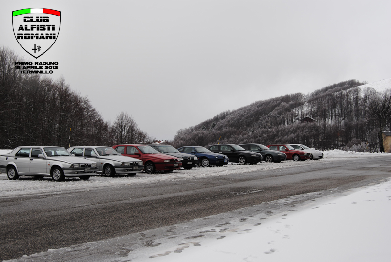 Il nostro 1° Raduno avviene inaspettatamente sulla neve